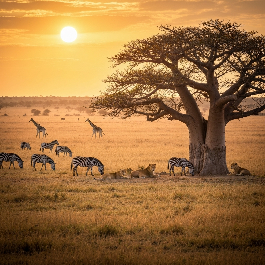 Maasai Mara Safari Scene